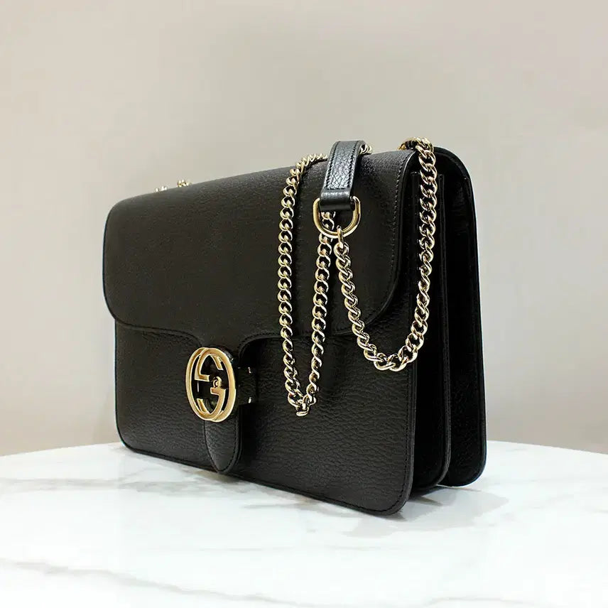 [BUNJANG] Gucci Interlocking Medium Shoulder Bag 510303 / [명품다올동래] 구찌 인터로킹 미듐 숄더백 510303