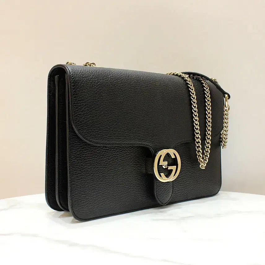 [BUNJANG] Gucci Interlocking Medium Shoulder Bag 510303 / [명품다올동래] 구찌 인터로킹 미듐 숄더백 510303
