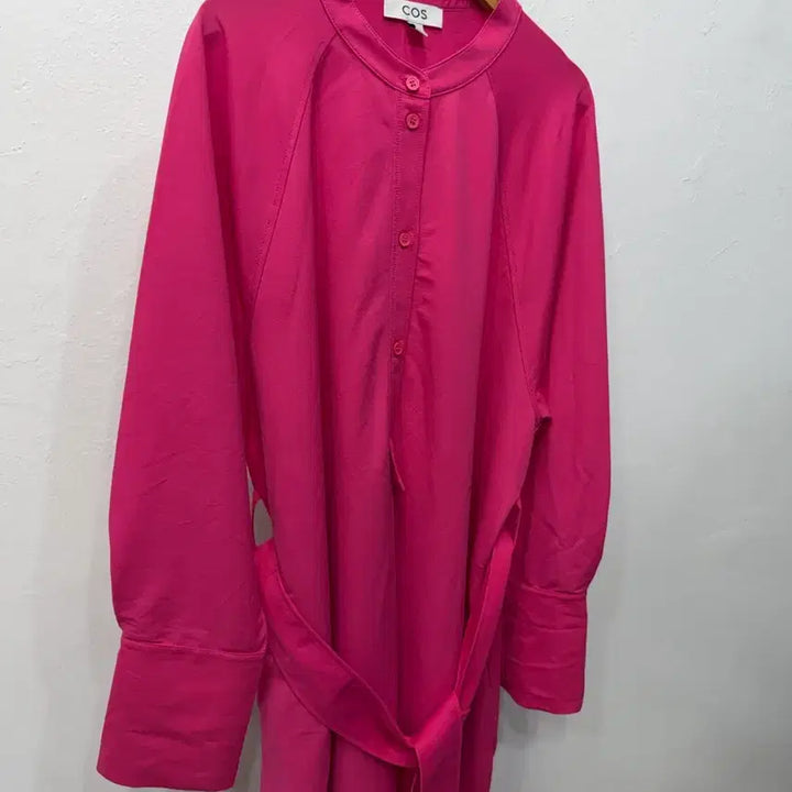 [BUNJANG] COS Pink Shirt Dress S / 정품) COS 코스 핑크 셔츠 원피스 S