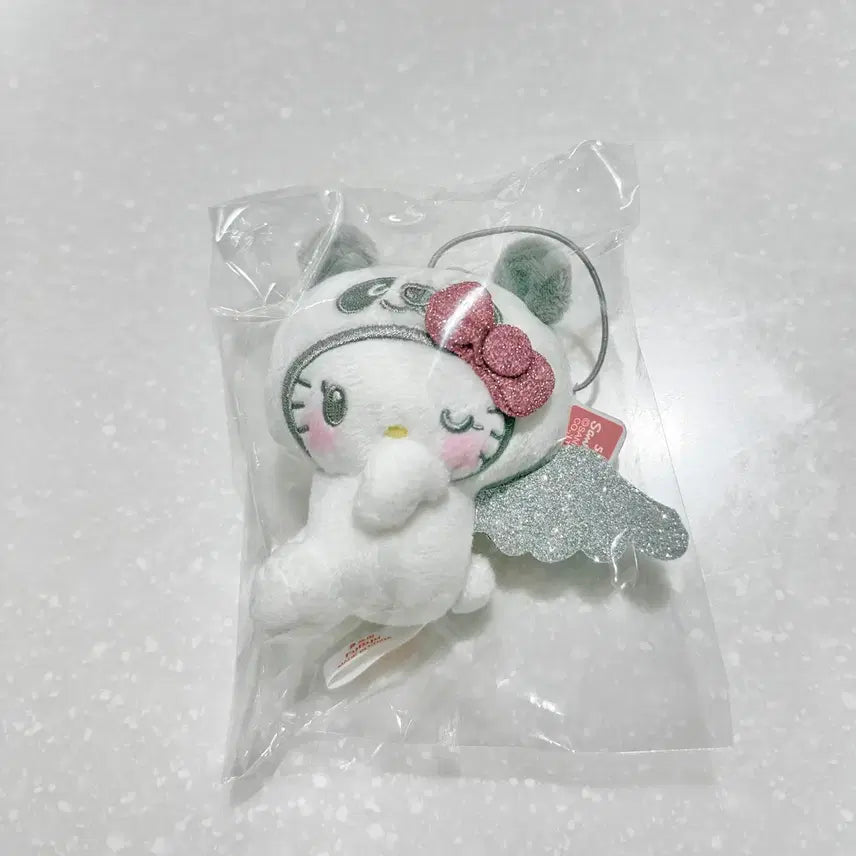 [BUNJANG] Sanrio Angel Kitty Panda Mascot Keychain / 산리오 천사 키티 판다 마스코트 키링