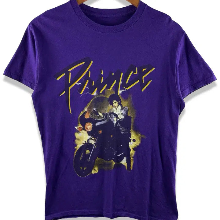 [BUNJANG] Prince Purple Rain Printing T-Shirt / 프린스 퍼플레인 프린팅 티셔츠3456