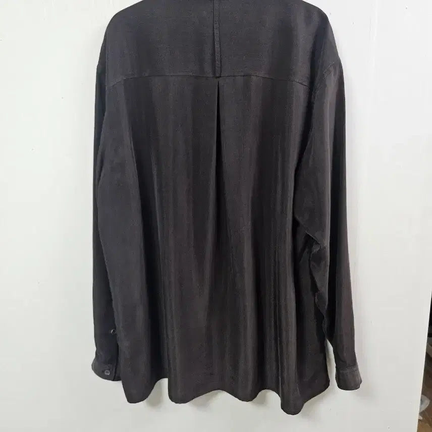 [BUNJANG] YOUTH Blind Cupro Shirt Brown / 유스 블라인드 큐프로 셔츠 브라운