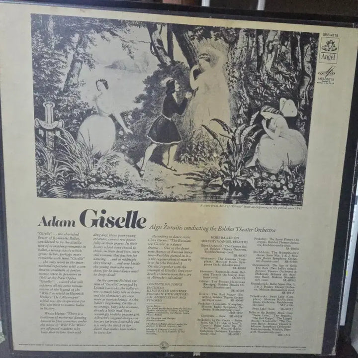 [BUNJANG] Adolphe Adam Giselle Ballet Music 2LP Box USSR / 아돌프 아담_발레음악_지젤_2LP BOX USSR