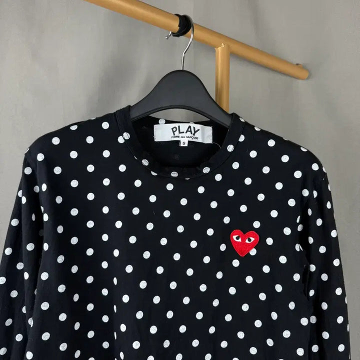 [BUNJANG] Comme des Garçons Black Polka Dot T-shirt (Size S) / S ) 꼼데가르송 블랙 도트 티셔츠