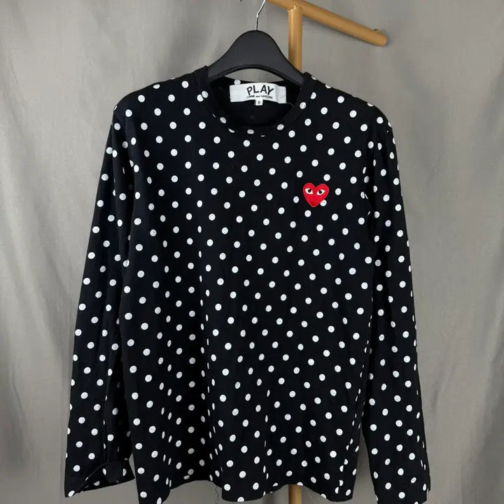 [BUNJANG] Comme des Garçons Black Polka Dot T-shirt (Size S) / S ) 꼼데가르송 블랙 도트 티셔츠