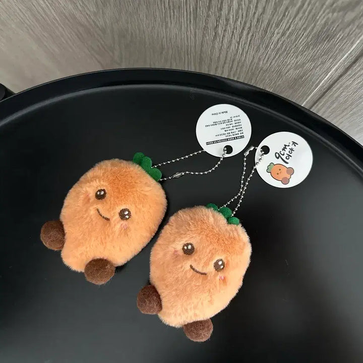 [BUNJANG] Carrot Plush Keychain 9cm Set of 2 / (2개일괄) 당근 인형 키링 9cm 세트