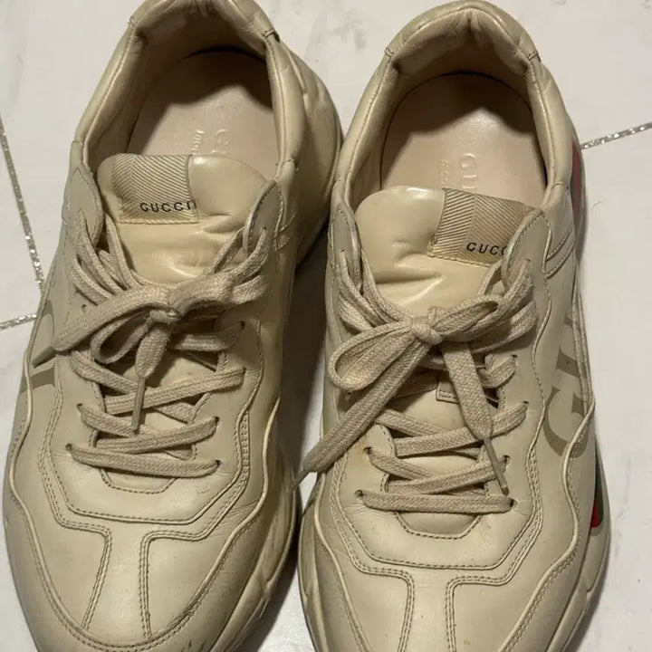 [BUNJANG] Gucci Logo Rhyton Sneakers / 구찌 띠로고 라이톤 스니커즈