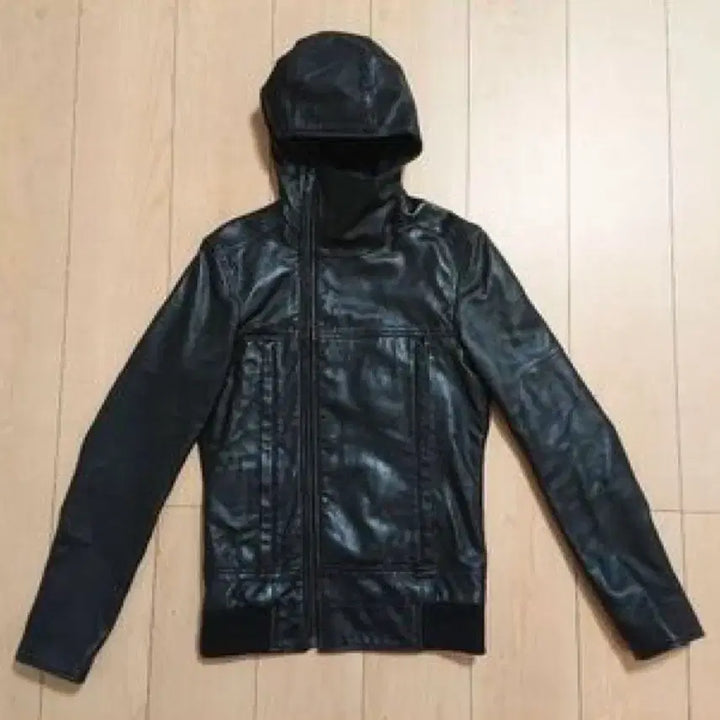 [BUNJANG] Helmut Lang 00ss Lambskin Diagonal Ninja Hood Jacket / 00ss 헬무트랭 램스킨 사선 닌자후드 자켓