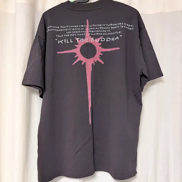 [BUNJANG] BABANTU Kill the Buddha Oversized Short Sleeve T-Shirt / [바반투] 킬더붓다 오버핏 반팔 티셔츠