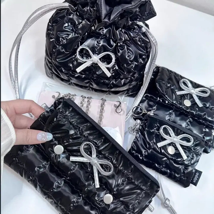 [BUNJANG] Sippo Cloud Balletcore Two-Way Pouch Card Holder / SIPPO) 구름 발레코어 투웨이파우치 카드지갑