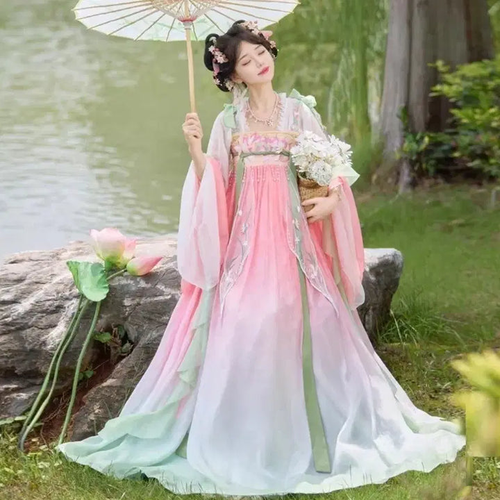 [BUNJANG] Hanfu XL Size Traditional Chinese Style Costume / [판매/신품] 한푸 XL사이즈 (고전,중국풍,선녀옷,코스프레)