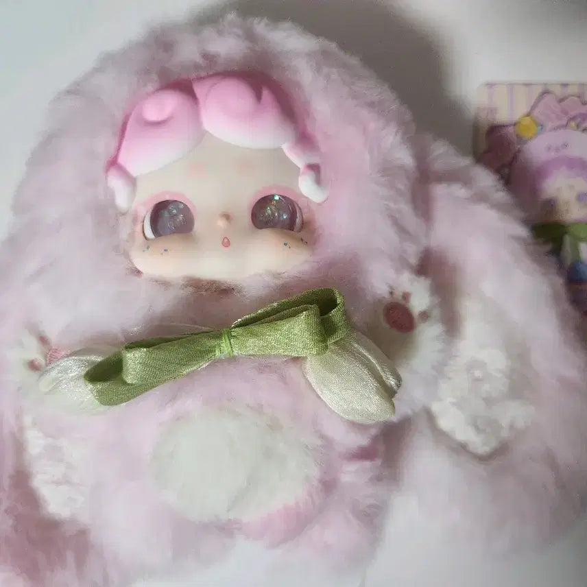 [BUNJANG] BamToki V2 Pink Doll Keyring / 투눈,박스,카드있음)밤토끼v2 핑크 인형 키링 판매합니다!