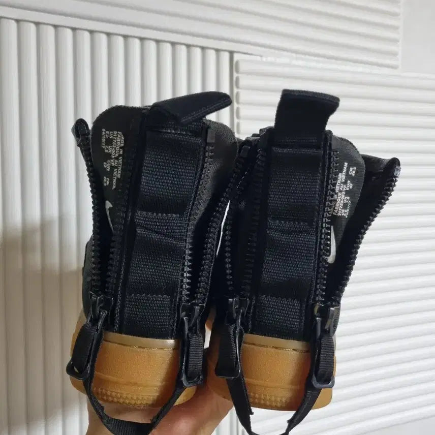 [BUNJANG] Nike High-Top Leather Shoes Black 265 / 나이키 하이탑 가죽 신발  블랙  265