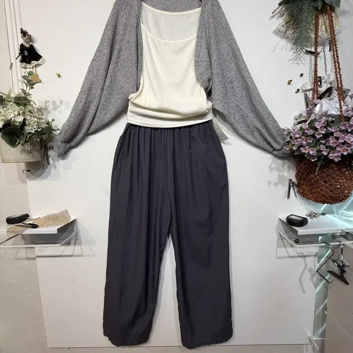 [BUNJANG] Bolero Cardigan Shawl (Size 55-77) / 볼레로 가디건숄 55-77