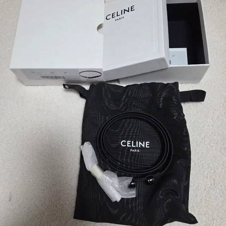 [BUNJANG] Celine BC-02 18mm Belt Black Size 95 / 셀린느 BC-02 18mm 벨트 블랙 95  (새상품)