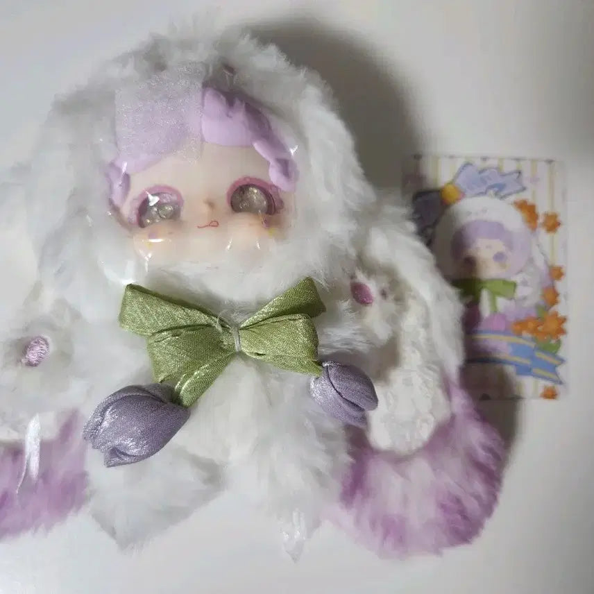 [BUNJANG] Bamtooki v2 Purple Flower Water Doll Keyring / 밤토끼v2 보라꽃물 인형 키링 판매합니다!