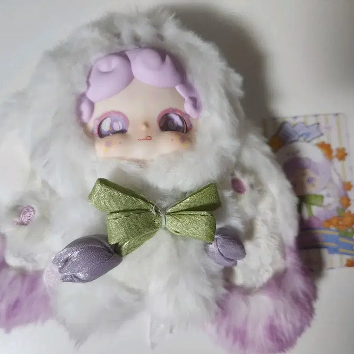 [BUNJANG] Bamtooki v2 Purple Flower Water Doll Keyring / 밤토끼v2 보라꽃물 인형 키링 판매합니다!