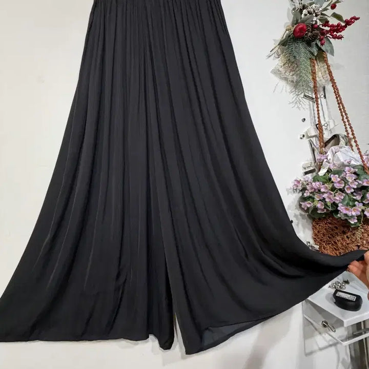 [BUNJANG] Flowy Wide-Leg Pants (Size 55-66) / 하늘하늘 통바지 55-66