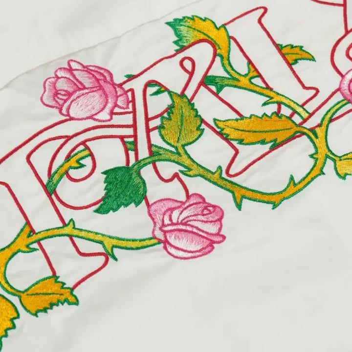 [BUNJANG] Palace English Rose Shirt White M / 25ss 팔라스 잉글리시 로즈 셔츠 화이트 M