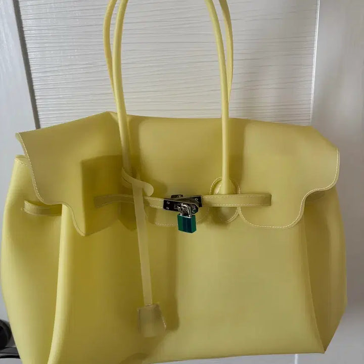[BUNJANG] Jelly Birkin Bag Yellow / 젤리버킨백 옐로우