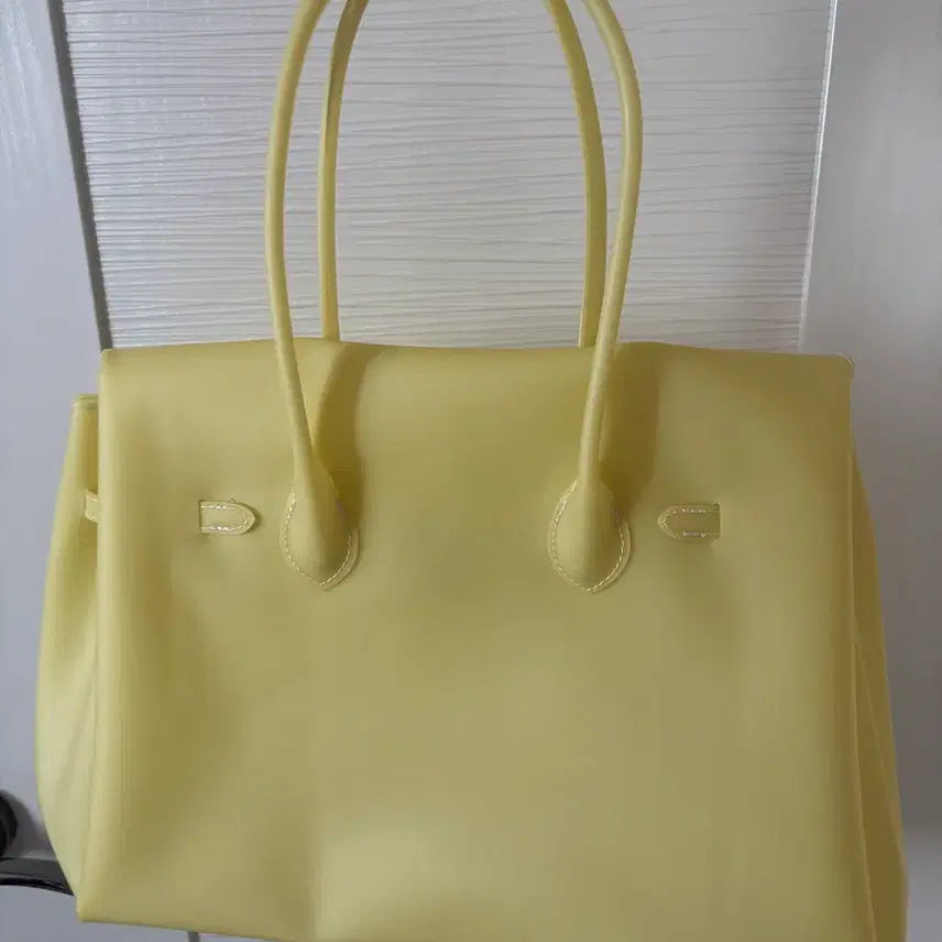 [BUNJANG] Jelly Birkin Bag Yellow / 젤리버킨백 옐로우