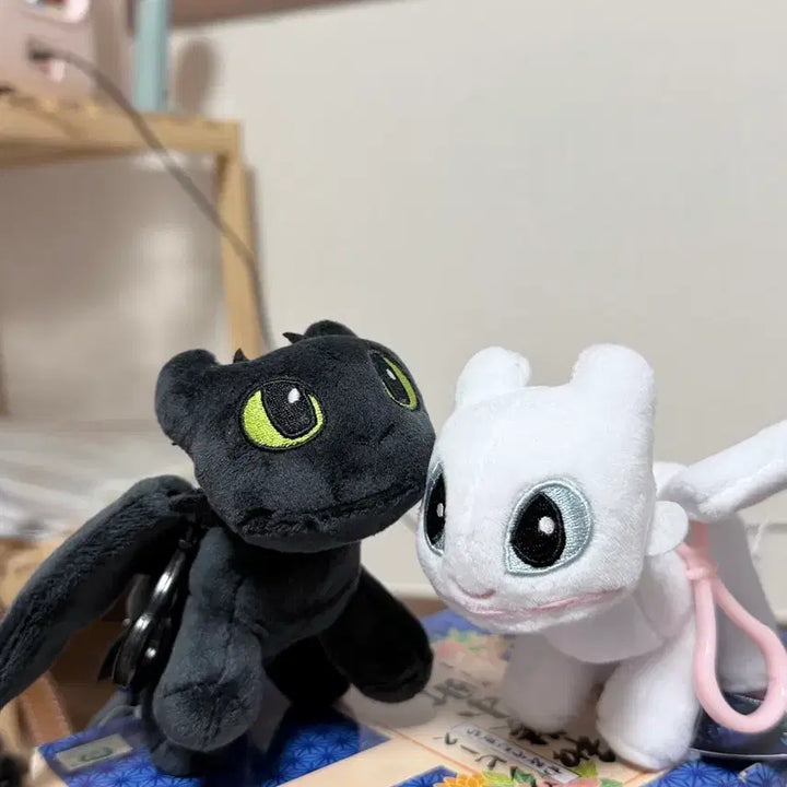 [BUNJANG] How to Train Your Dragon Couple Keyring Doll Set / [새상품]드래곤길들이기 커플 키링 인형 세트