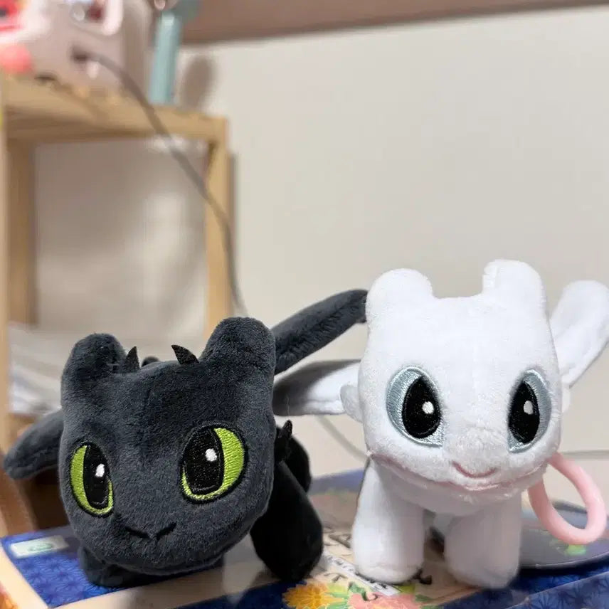 [BUNJANG] How to Train Your Dragon Couple Keyring Doll Set / [새상품]드래곤길들이기 커플 키링 인형 세트