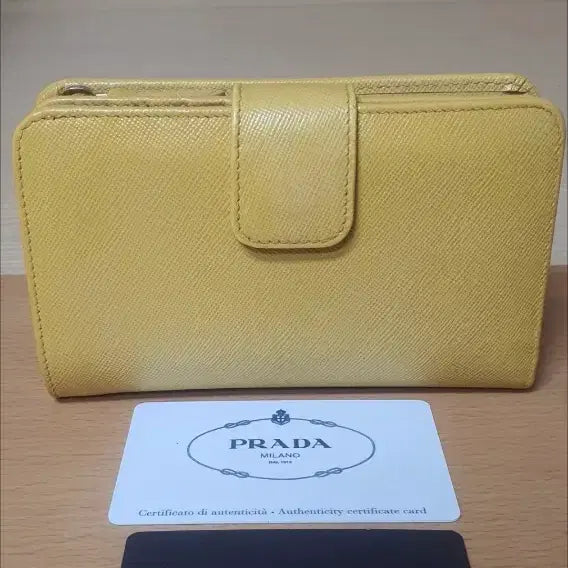 [BUNJANG] Prada Saffiano Bi-fold Wallet / 프라다 사피아노 반지갑/중지갑 정품S급(보증서O)