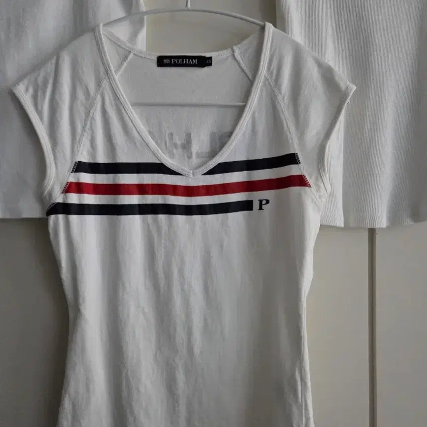 [BUNJANG] White Short Sleeve T-Shirt 3-Pack / 흰색 반팔 티셔츠 3장