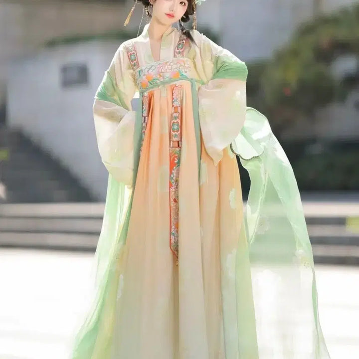 [BUNJANG] Hanfu XL Size Traditional Chinese Style Fairy Robe Cosplay / [판매/신품] 한푸 XL사이즈 (고전,중국풍,선녀옷,코스프레)