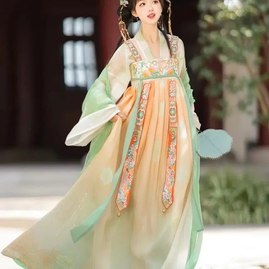[BUNJANG] Hanfu XL Size Traditional Chinese Style Fairy Robe Cosplay / [판매/신품] 한푸 XL사이즈 (고전,중국풍,선녀옷,코스프레)