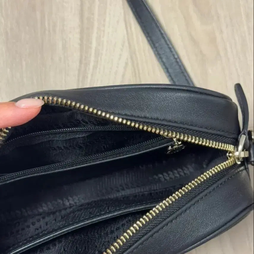 [BUNJANG] Metrog City Leather Shoulder Bag Black / 메트로시티 가방