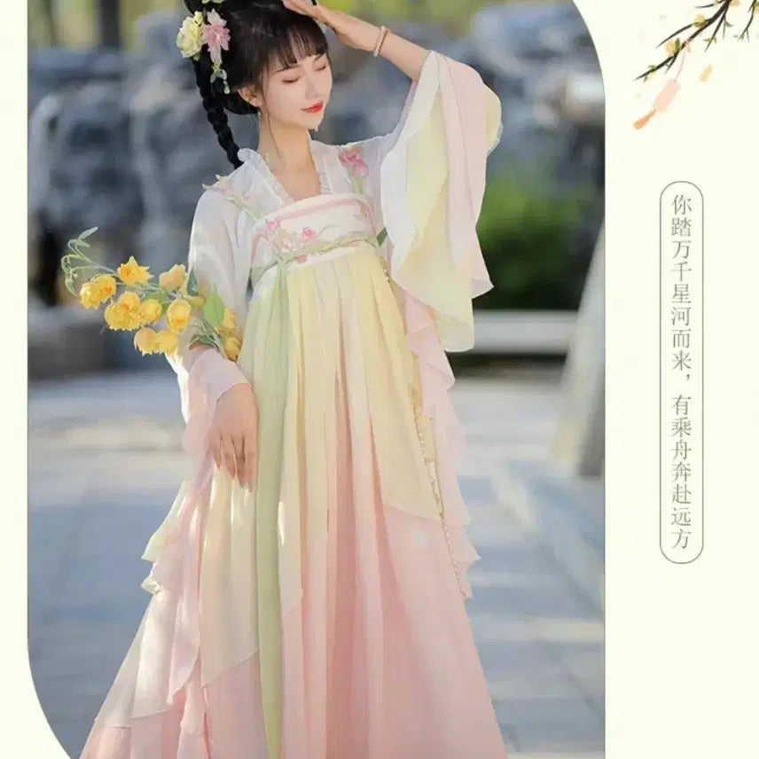 [BUNJANG] Hanfu L Size Traditional Chinese Style Goddess Costume / [판매/신품] 한푸 L사이즈 (고전,중국풍,선녀옷,코스프레)