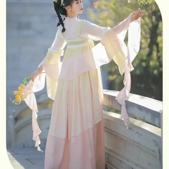 [BUNJANG] Hanfu L Size Traditional Chinese Style Goddess Costume / [판매/신품] 한푸 L사이즈 (고전,중국풍,선녀옷,코스프레)