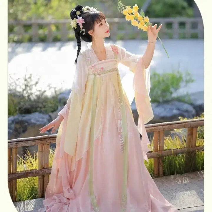 [BUNJANG] Hanfu L Size Traditional Chinese Style Goddess Costume / [판매/신품] 한푸 L사이즈 (고전,중국풍,선녀옷,코스프레)