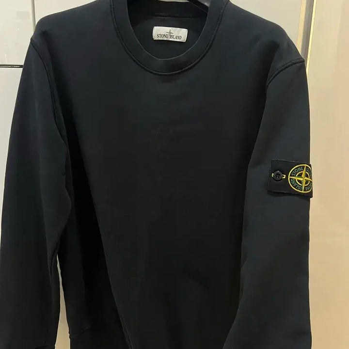 [BUNJANG] Stone Island Sweatshirt XL Black / 스톤아일랜드 맨투맨 xl 블랙