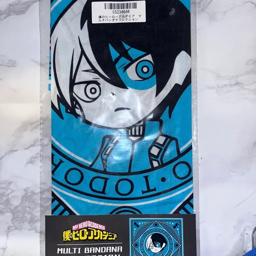 [BUNJANG] My Hero Academia Todoroki Shoto Bandana and Coaster Bundle (Sealed) / 반택포1.0)토도로키 쇼토 굿즈 나히아 나의히어로아카데미아굿즈