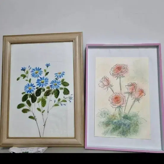 [BUNJANG] Korean Folk Painting Framed Art / 액자1개단가 입니다  민화그림 사이즈종이컵비교