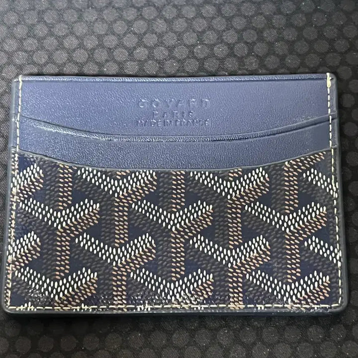 [BUNJANG] Goyard Saint-Pierre Card Holder Navy / (정품) 고야드 생쉴피스 카드 홀더 네이비 카드지갑