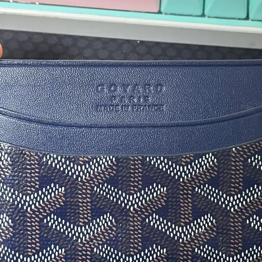 [BUNJANG] Goyard Saint-Pierre Card Holder Navy / (정품) 고야드 생쉴피스 카드 홀더 네이비 카드지갑