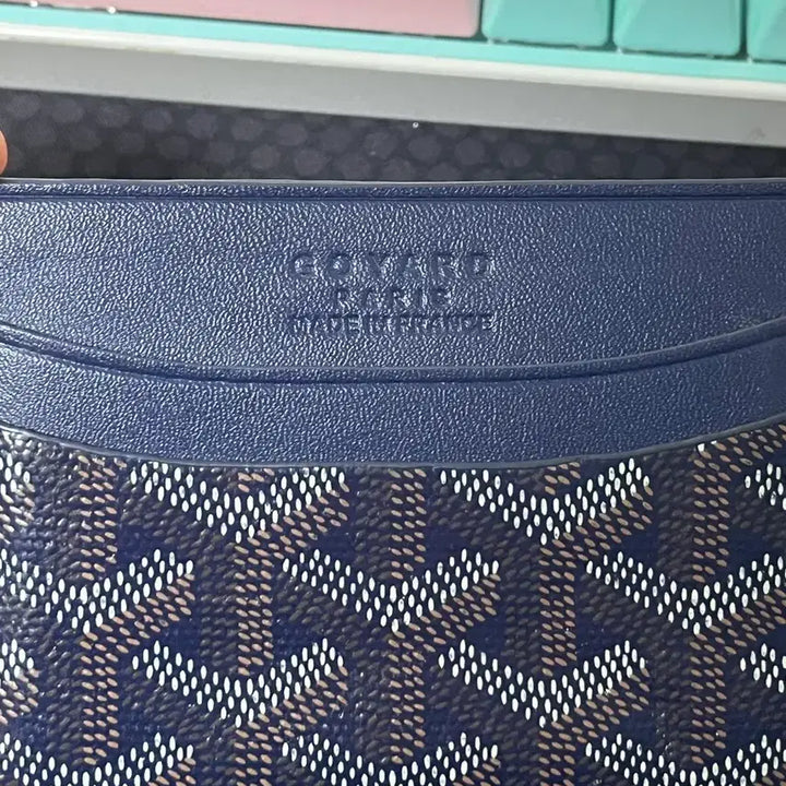 [BUNJANG] Goyard Saint-Pierre Card Holder Navy / (정품) 고야드 생쉴피스 카드 홀더 네이비 카드지갑