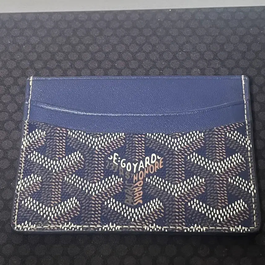 [BUNJANG] Goyard Saint-Pierre Card Holder Navy / (정품) 고야드 생쉴피스 카드 홀더 네이비 카드지갑