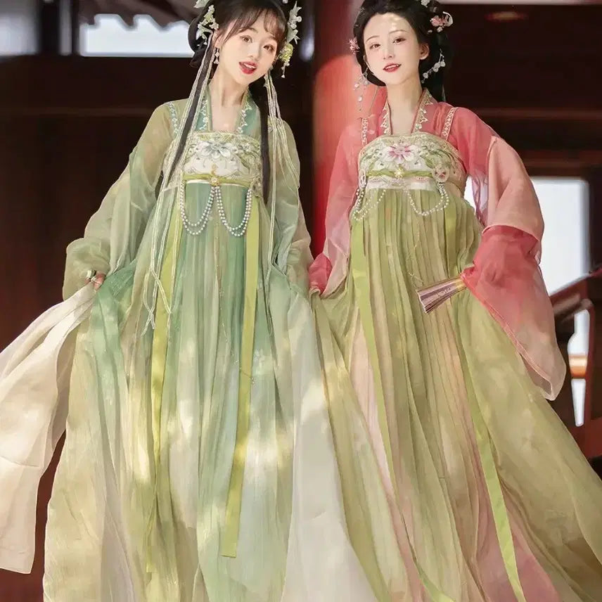 [BUNJANG] Hanfu XL Size Cosplay Costume (Traditional Chinese, Celestial Robe Style) / [판매/신품] 한푸 XL사이즈 (고전,중국풍,선녀옷,코스프레)