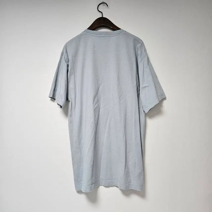 [BUNJANG] Stone Island Graphic Short Sleeve T-Shirt Blue Grey / 스톤아일랜드 그래픽 반팔 티셔츠 블루 그레이