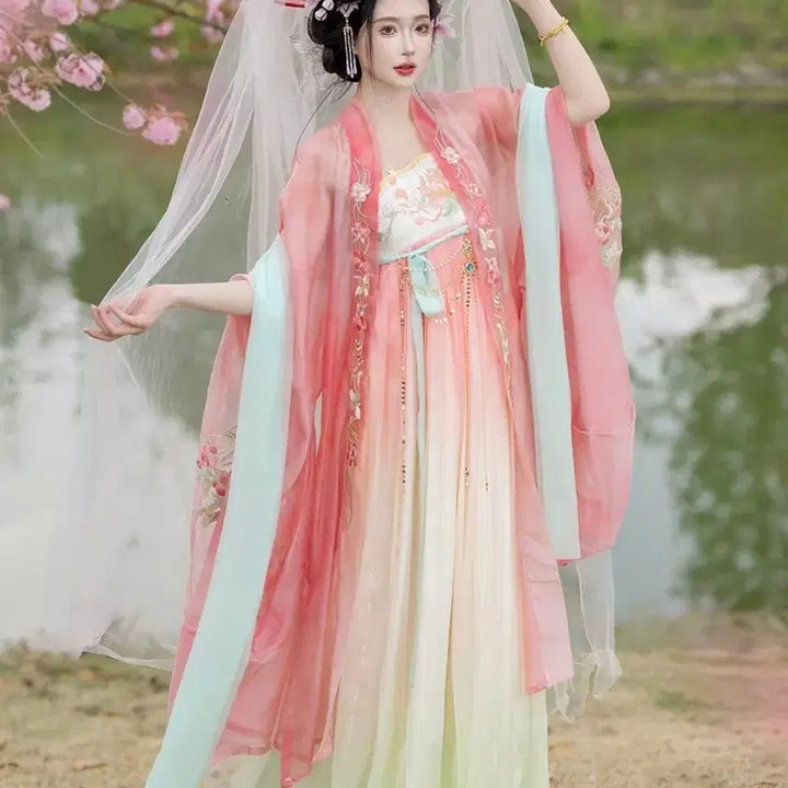 [BUNJANG] Hanfu Traditional Chinese Style Cosplay Costume (Free Size) / [판매/신품] 한푸 프리사이즈 (고전,중국풍,선녀옷,코스프레)