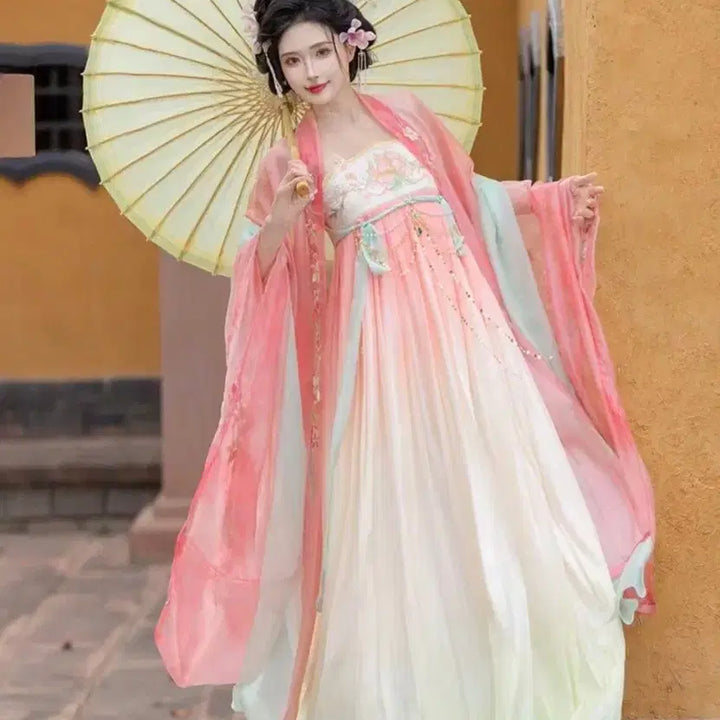 [BUNJANG] Hanfu Traditional Chinese Style Cosplay Costume (Free Size) / [판매/신품] 한푸 프리사이즈 (고전,중국풍,선녀옷,코스프레)