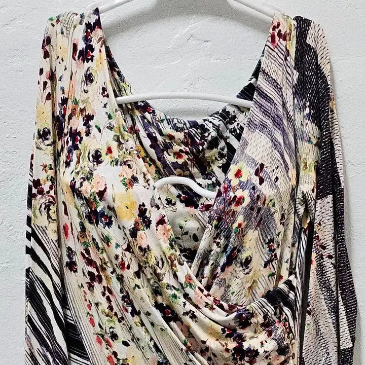 [BUNJANG] European Import Dress White Pastel Tone Print / 유럽수입 원피스 여 55/66 J5017
