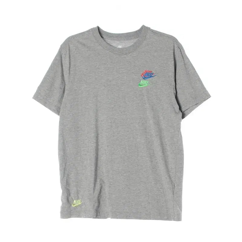 [BUNJANG] Nike Multi Logo Embroidered T-Shirt / 나이키 멀티 로고 자수 반팔티 L