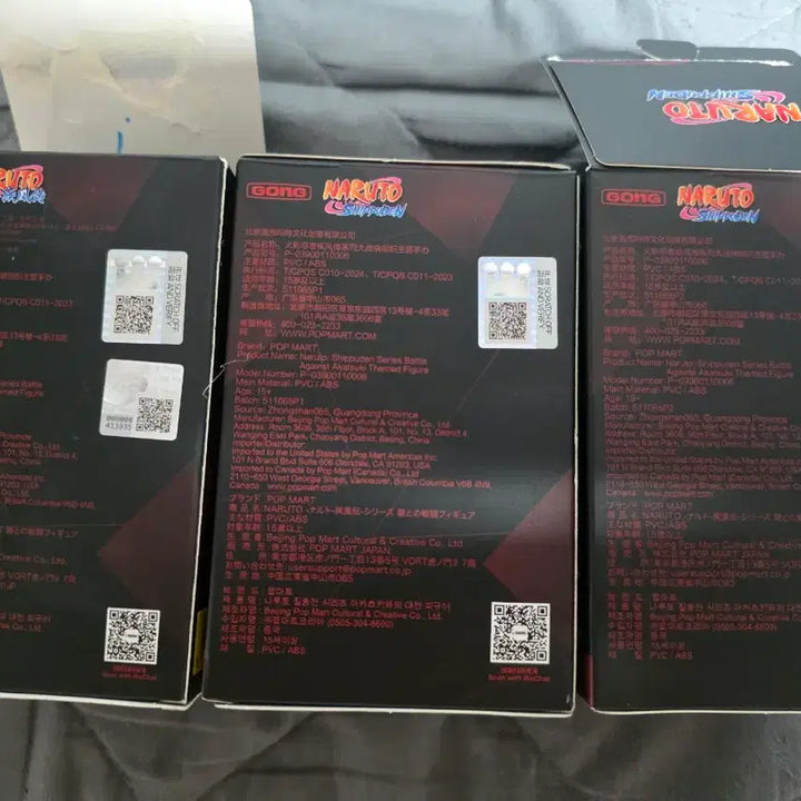 [BUNJANG] Pop Mart Akatsuki Itachi, Pain, Konan Figure Bundle Set / 팝마트 아카츠키 이타치, 페인, 코난 3종 일괄