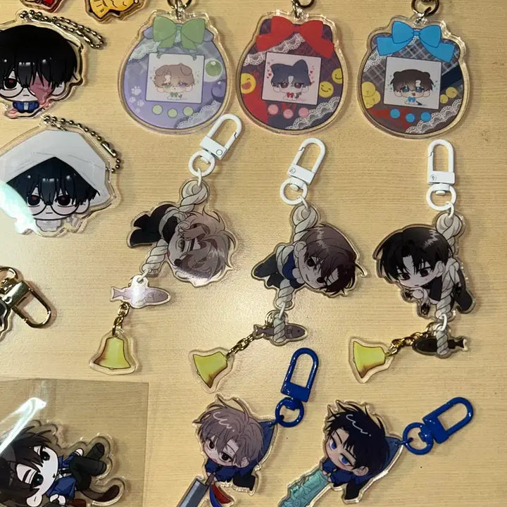 [BUNJANG] Gaedam Check-in Acrylic Keychain Bundle Set / 괴담출근 아크릴 키링 일괄 양도